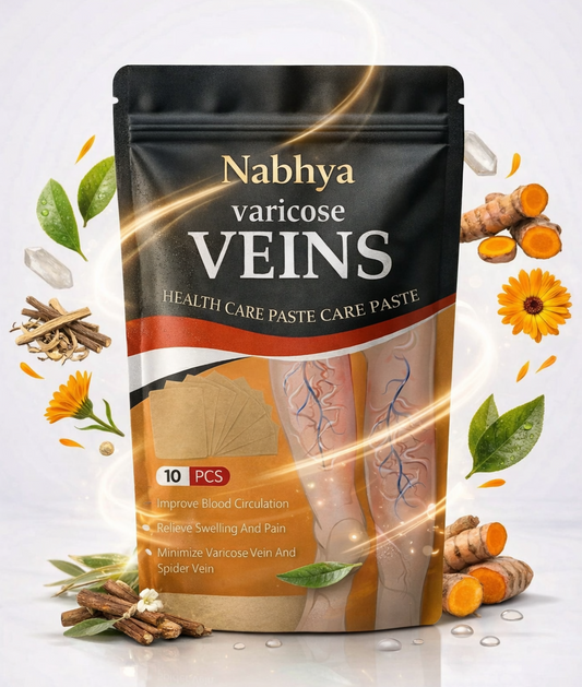 Nabhya™ Spider & Varicose Vein Patches | Natural Herbal Therapy for Swelling, Fatigue & Vein Health