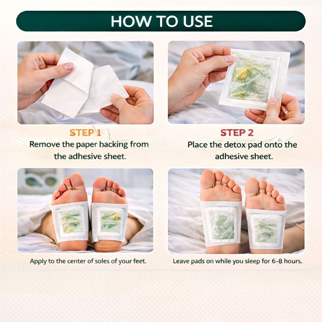 Premium Natural Detox Foot Patches (2x10 packs) BUY 1 GET 1 FREE