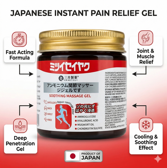 PainRelief™ Japanese Herbal Massage Gel (Buy 1 Get 1 FREE)