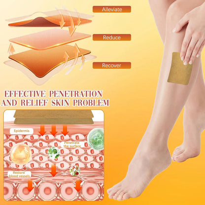 Nabhya™ Spider & Varicose Vein Patches | Natural Herbal Therapy for Swelling, Fatigue & Vein Health